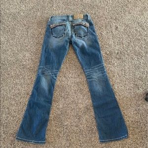 Miss Me Aztec design pockets mid rise bootcut 26